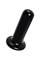 Стеклянный мини-вибратор Sexus Glass, стекло, черный, 10 см 911009