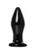 Стеклянная вибровтулка Sexus Glass, стекло, черная, 10,5 см 911007