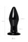Стеклянная вибровтулка Sexus Glass, стекло, черная, 10,5 см 911007