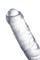 Фаллоимитатор двусторонний TOYFA Double Dildo, TPR, прозрачный, 40 см 882022