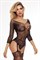 Костюм-сетка с рукавами Candy Girl Athena черный, OS 843034