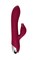 Вибратор с клиторальным стимулятором L'EROINA by TOYFA Sangra, силикон, бордовый, 20,5 см 561025