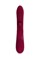 Вибратор с клиторальным стимулятором L'EROINA by TOYFA Sangra, силикон, бордовый, 20,5 см 561025