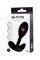 Анальная втулка A-Toys by TOYFA Tord S, силикон, черная, 8,5 см 761321