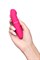 Вибратор Штучки-Дрючки, ABC-пластик, розовый, 12 см 690019