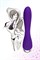 Вибратор Штучки-Дрючки «Дрючка-удовольствие», силикон, фиолетовый, 20,5 см 690555