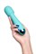 Вибратор Штучки-Дрючки «Дрючка-удовольствие», силикон, голубой, 18,5 см 690554