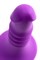 Анальный фаллоимитатор A-Toys Drilly, силикон, фиолетовый, 14 см 761319