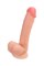 Фаллоимитатор RealStick Silicone Hugh J, телесный, 20,5 см 9420002