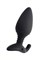Анальная втулка LOVENSE Hush (L), силикон, черная, 12,1 см LE-04-1