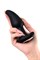 Анальная втулка Erotist Hurricane с эффектом римминга, силикон, черный, 14 см 541316