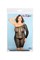 Платье-сетка и стринги Candy Girl Nikki черные, 2XL 844013-BLK-2XL