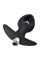 Анальная вибровтулка-расширитель POPO Pleasure by TOYFA Cordis S, силикон, черная, 10 см, ? 4 см 731435