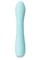 Вибратор с клиторальным стимулятором и язычком, JOS MILO, силикон, голубой, 20 см 783029