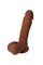 Реалистичный фаллоимитатор RealStick Elite Mulatto, коричневый, 16 см 982102-1
