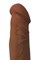 Реалистичный вибратор RealStick Elite Mulatto, коричневый, 13 см 981104-1