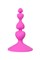 Анальная втулка Eromantica, силикон, розовая, 8 см, ? 2,3 см 211304