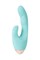 Вибратор с клиторальным стимулятором L'EROINA by TOYFA Crystal, силикон, голубой, 18,3 см 561017