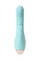 Вибратор с клиторальным стимулятором L'EROINA by TOYFA Crystal, силикон, голубой, 18,3 см 561017