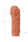 Насадка KOKOS  с дополнительной стимуляцией, реалистичная,TPE, телесный, 14.7 см ES.08-M