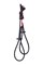 Лассо для пениса Mystim Rodeo Robin, электростимуляция, силикон, черный, 42см 46580