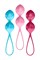 Набор вагинальных шариков Satisfyer  Balls C03 Double, силикон, ассорти, ? 3 см. J01511N