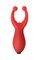 Мини-вибратор Штучки-дрючки Штучка, силикон, красный, 7,5 см 690002