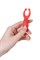 Мини-вибратор Штучки-дрючки Штучка, силикон, красный, 7,5 см 690002