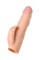 Насадка Toyfa XLover, для увеличения размера, TPE, телесный, 16,8 см 748023