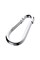 Карабин TOYFA Metal, металл, серебряный, 8 см 712053