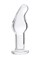 Анальная втулка Sexus Glass, стекло, прозрачная, 14,5 см, ? 4 см 912188