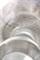 Анальная втулка Sexus Glass, с белым хвостиком, стекло, прозрачная, 14 см, ? 4 см 912227