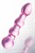 Двусторонний фаллоимитатор Sexus Glass, стекло, розовый, 18 см 912129