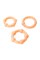 Набор колец 3 шт, TOYFA, PVC, телесный 888300-2