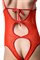 Эротическое боди Candy Girl Charis красное, XL 840039-RED-XL