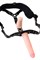 Страпон LoveToy с поясом Harness, с 2 насадками, реалистичный, neoskin, телесный, 18 см 837103