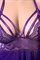 Комбинация и стринги Candy Girl Nevaeh, фиолетовые, OS 840047