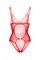 Боди Candy Girl c интимным доступом, красное, OS 840052