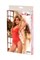Боди Candy Girl c интимным доступом, красное, OS 840052