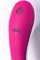 Вибратор с клиторальным стимулятором JOS ELLY, с подогревом, силикон, розовый, 21,5 см 783003
