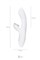 Вибратор Satisfyer Pro G-Spot Rabbit, с вакуум-волновым стимулятором, силикон, белый, 22 см. J2018-17