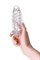 Насадка на пенис TOYFA A-Toys Fril с вибропулей, TPR, прозрачная, 13,4 см 768014