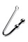 Крюк анальный с двумя шарами, TOYFA Metal, металл, серебряный, 41 см 717303