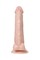 Реалистичный вибратор RealStick Nude, PVC, 7 режимов вибрации, телесный. 581003