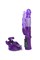 Анально-вагинальный вибратор TOYFA A-toys на присоске, фиолетовый, 22 см 765008