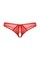 Трусики открытые с украшениями  SoftLine Collection, красный, M/L 244237