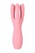 Вибростимулятор Satisfyer Threesome 3, силикон, розовый, 14 см J2018-243-1
