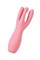 Вибростимулятор Satisfyer Threesome 3, силикон, розовый, 14 см J2018-243-1