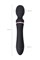 Двусторонний интимный массажер WANAME D-SPLASH Surge, силикон, черный, 22,5 см 481012