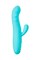 Вибратор-ротатор с клиторальной стимуляцией JOS MERRY-SWI, силикон, голубой, 20,7 см 783047